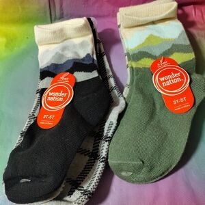 3 pairs/pack wonder nation socks